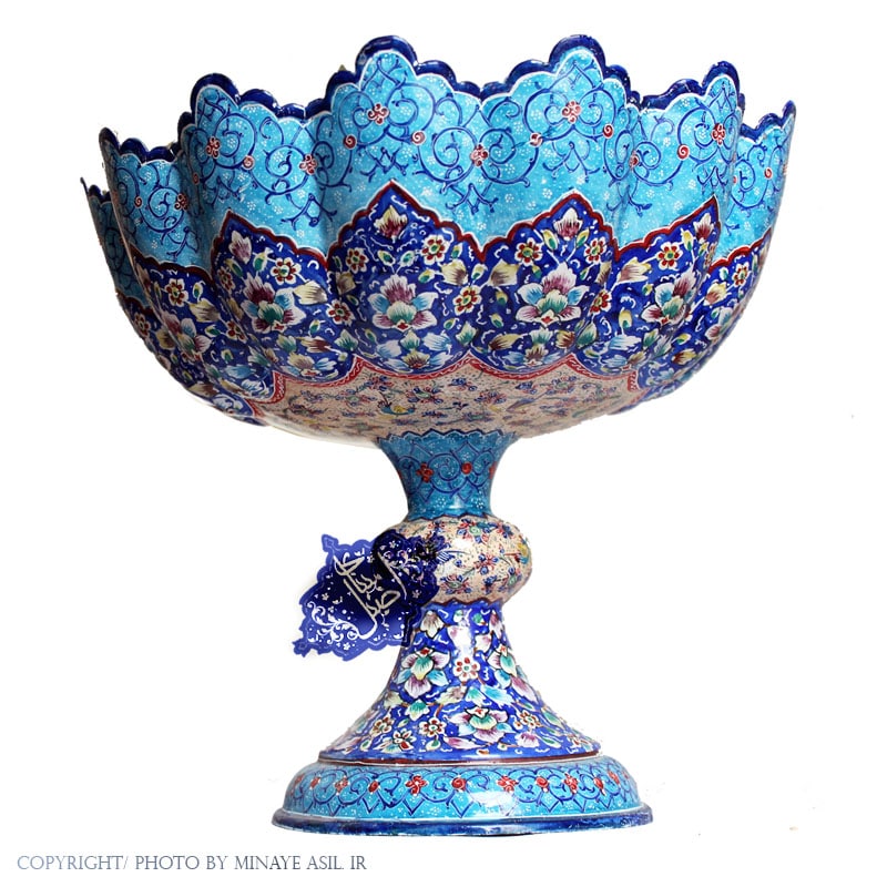mA4 میوه خوری میناکاری